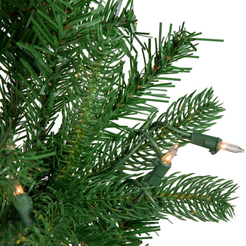 4' Pre-Lit Sierra Noble Fir Artificial Christmas Tree, Clear Lights