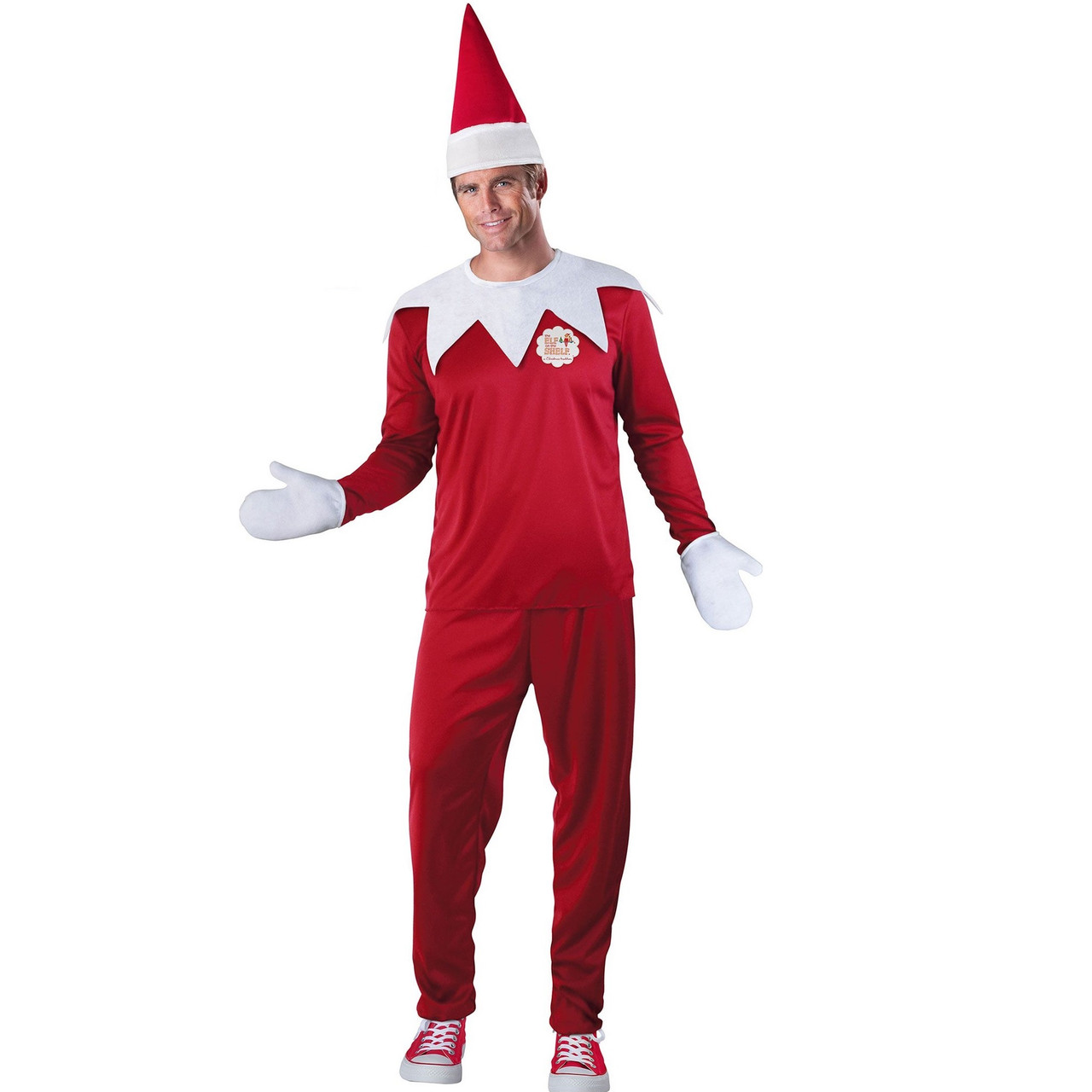 The Elf on the Shelf Men's Christmas Costume - Large