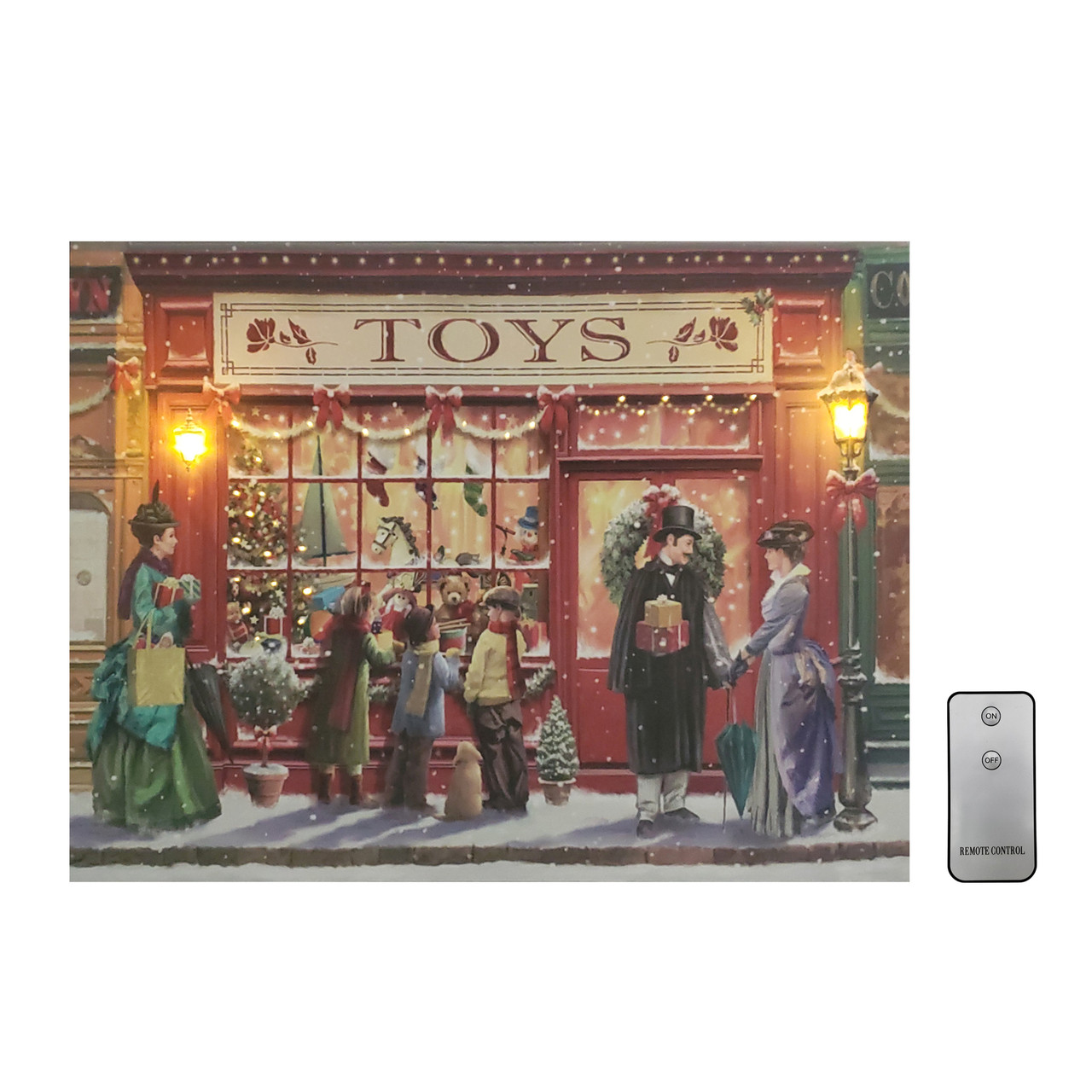 Battery-Operated Lighted Wall Art - Victorian Holiday Shop