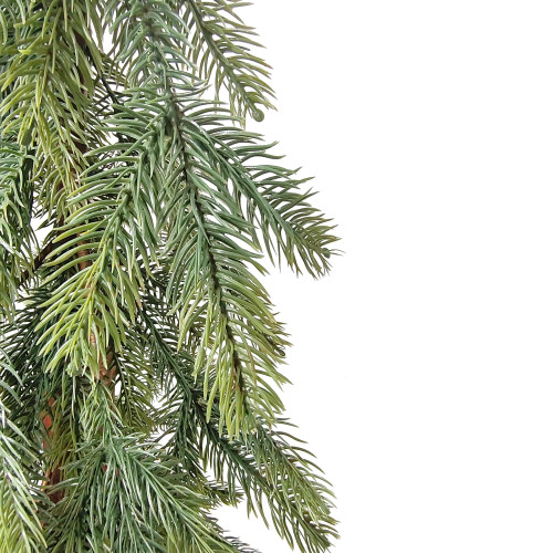 Artificial Downswept Pine Christmas Tree - 6'