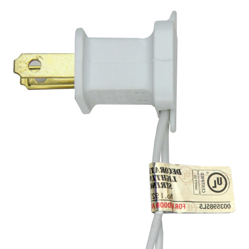 40-Count Cool White Iridescent Snowball LED Christmas Lights - 19.2 ft White Wire