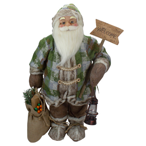 Standing Welcome Santa Christmas Figure - 24"
