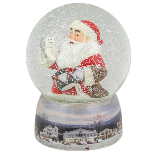 6.5" Norman Rockwell 'A Drum For Tommy' Christmas Snow Globe