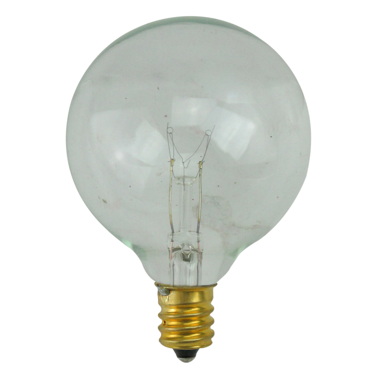 Pack of 25 Incandescent G50 Clear Christmas Replacement Bulbs