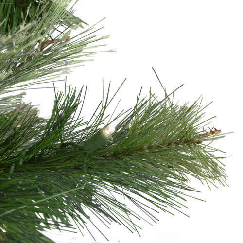 6.5' Pre-Lit Full Ashcroft Cashmere Pine Artificial Christmas Tree - Warm Clear LED Lights