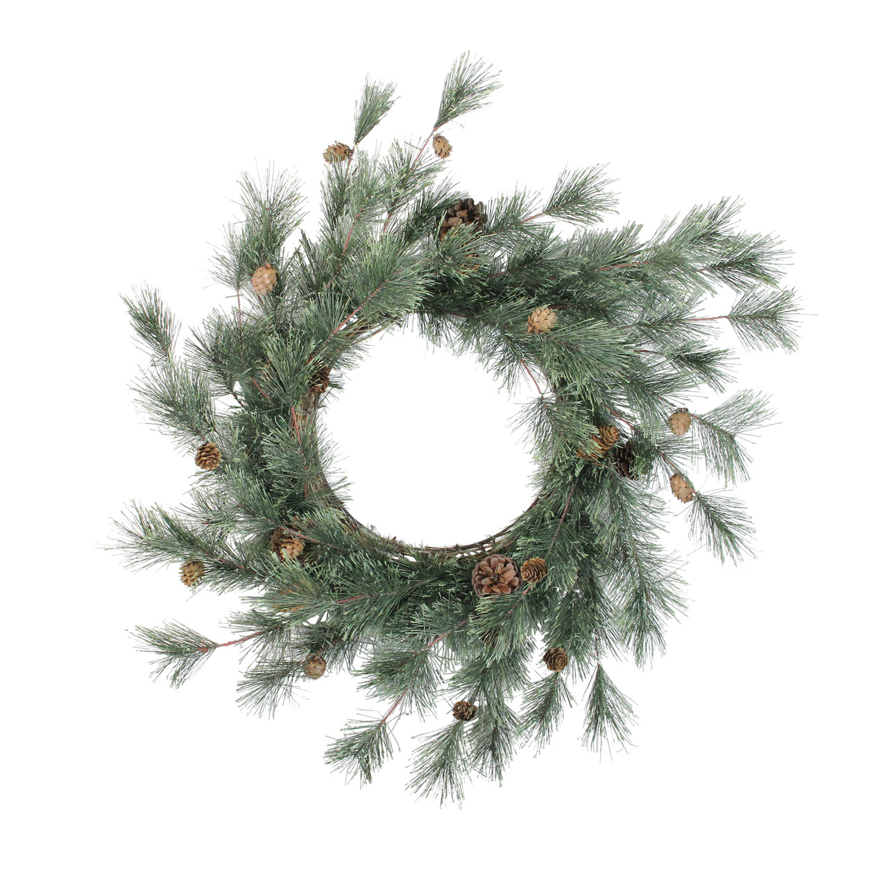 Mixed Pine Cones Artificial Christmas Wreath - 26" - Unlit