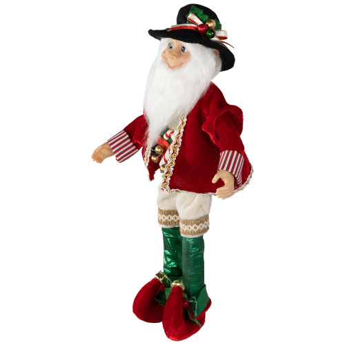 Candy Cane Elf Christmas Figure - 14"