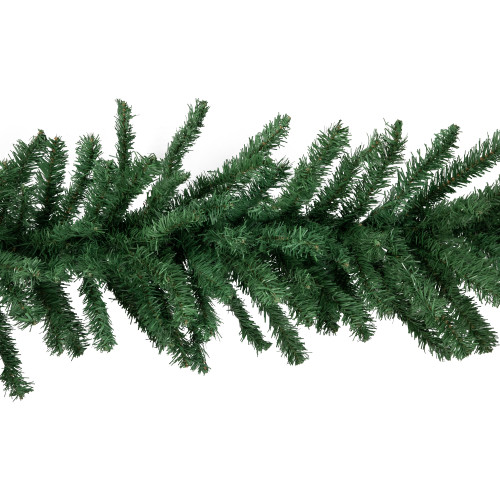 9' x 20" Green Artificial Pine Christmas Garland, Unlit