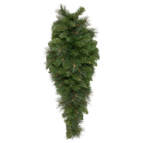 32" Beaver Pine Artificial Christmas Teardrop Swag, Unlit