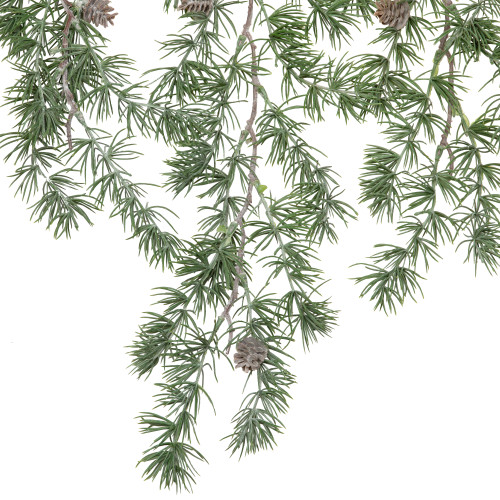 Pine Sprigs with Pine Cones Christmas Swag Wall Hanging- 27.5"