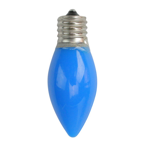 Pack of 4 Opaque Blue C9 Christmas Replacement Bulbs