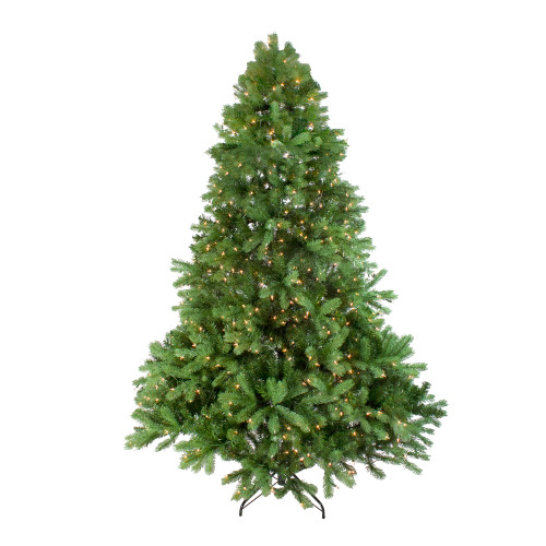Real Touch?? Pre-Lit Full Noble Fir Artificial Christmas Tree - 7.5' - Clear Lights