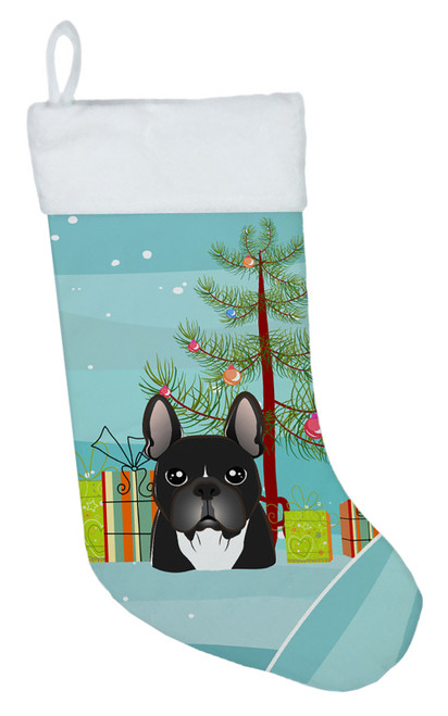 Christmas Tree and French Bulldog Christmas Stocking BB1599CS