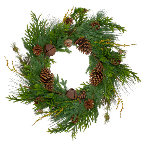 Rustic Pinecone Artificial Christmas Wreath - 30" - Unlit