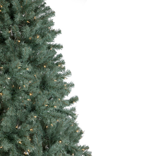 7.5' Pre-Lit Colorado Blue Spruce Artificial Christmas Tree, Clear Lights