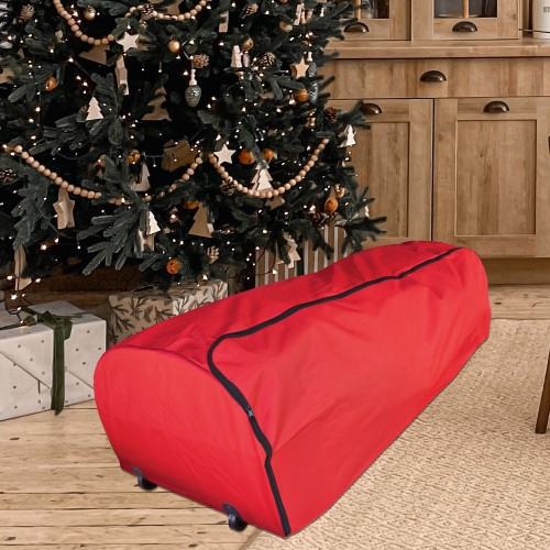 Rolling Artificial Christmas Tree Storage Bag For Trees Up to 9ft