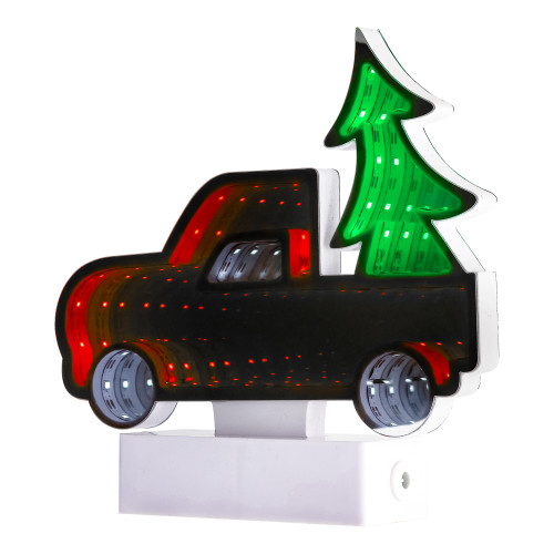 LED 3D Truck Christmas Infinity Mirror - 7.25"