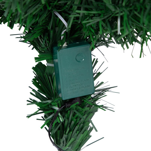 6' Pre-Lit LED Fiber Optic Color Changing Christmas Tree with Star Tree Topper