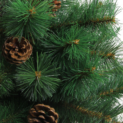 18" Medium Royal Oregon Pine Burlap Base Artificial Christmas Tree - Unlit