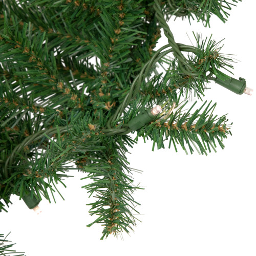 9' x 12" Pre-Lit Winona Fir Artificial Christmas Garland, Warm White LED Lights