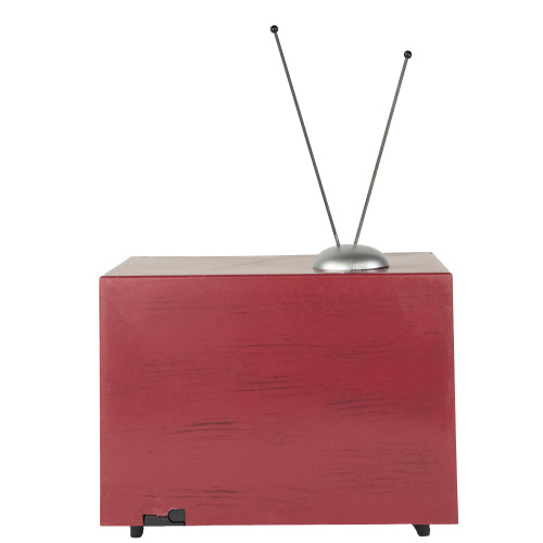 LED Lighted Animated and Musical TV Scene Christmas Display - 9.25"