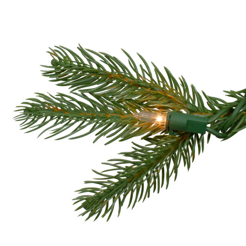 Real Touch?? Pre-Lit Mixed Winter Berry Pine Artificial Christmas Garland - 9' x 12" - Clear Lights