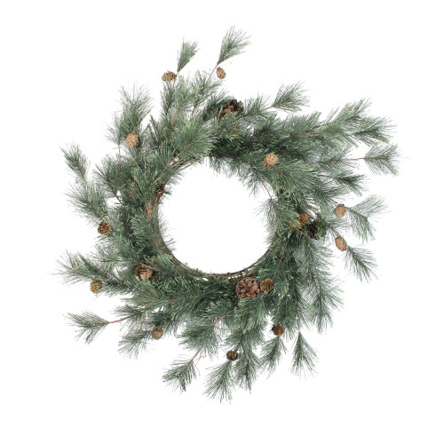 Mixed Pine Cones Artificial Christmas Wreath - 26" - Unlit