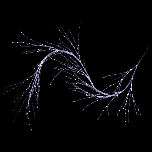 6' Lighted Christmas Garland with Jingle Bells - Cool White Lights