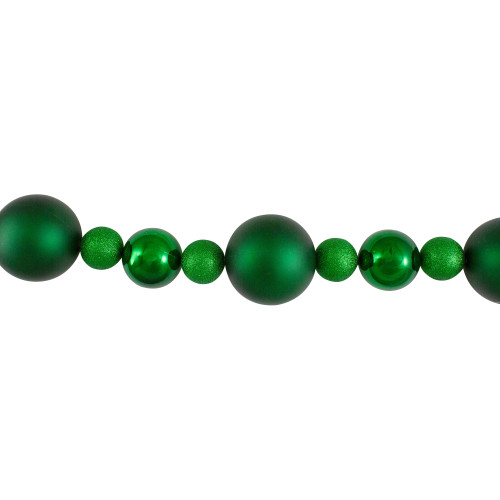 Shatterproof Ball Artificial Christmas Garland - 6' X 3.75" - Green - Unlit