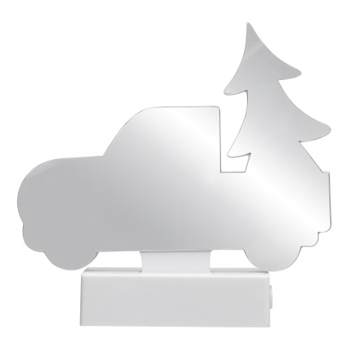 LED 3D Truck Christmas Infinity Mirror - 7.25"