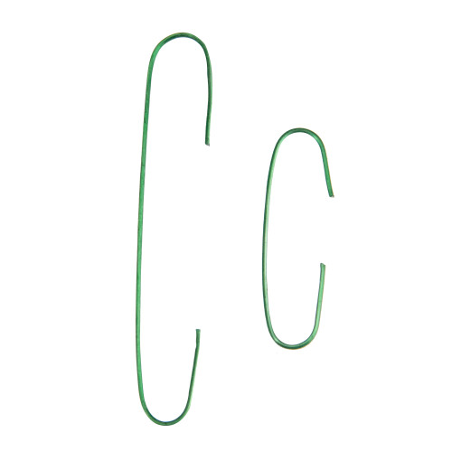 200-Count Home Decoration and Gift Collections Green Ornament Hooks 2.5"