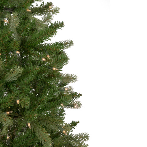 7.5' Pre-Lit Wicklow Noble Fir Artificial Christmas Tree, Clear Lights
