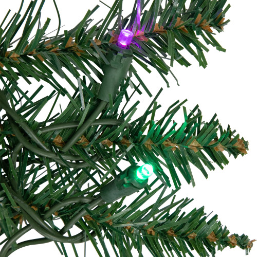 9' x 12" Pre-Lit Winona Fir Artificial Christmas Garland, Multi LED Lights