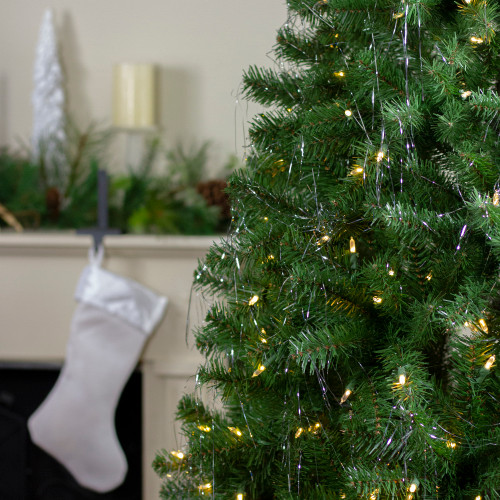 1000ct Silver Tinsel Icicle Strands - 18" Christmas Decorations