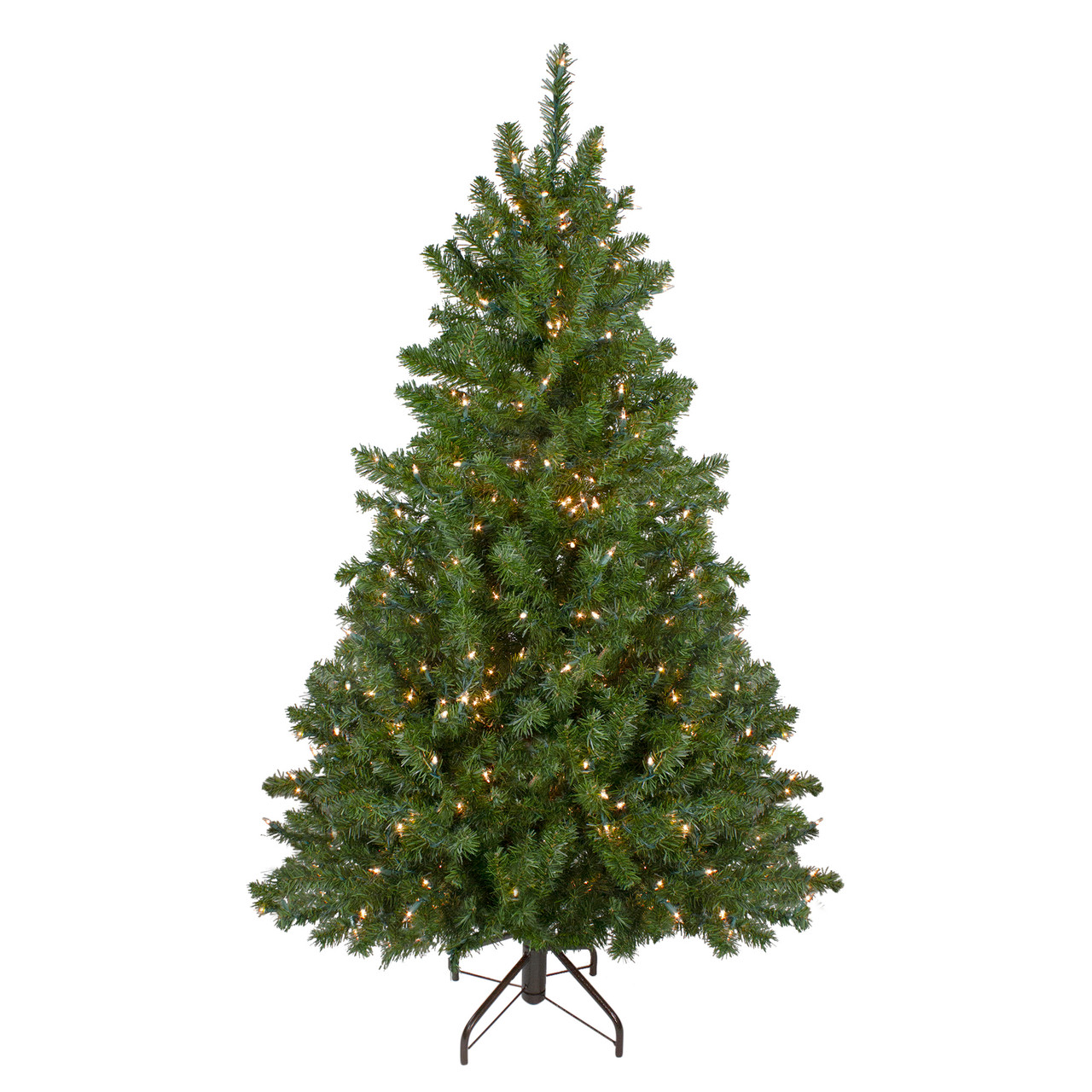 5' Pre-Lit Medium Canadian Pine Artificial Christmas Tree, Clear Lights