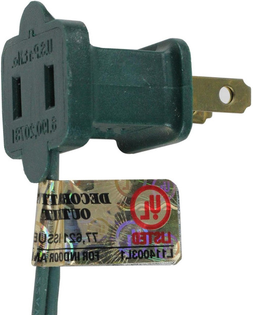 25 Blue Transparent C9 Christmas Lights - 24 ft Green Wire