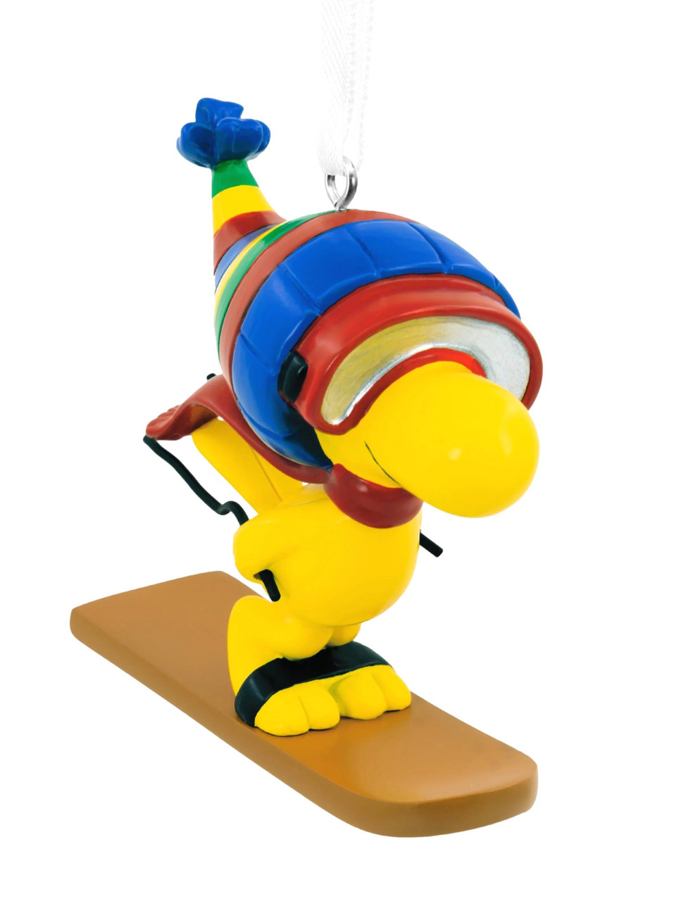 Hallmark Peanuts Skiing Woodstock Holiday Christmas Tree Ornament