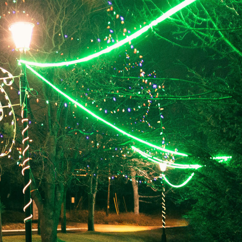 18ft Green LED Christmas Rope Lights