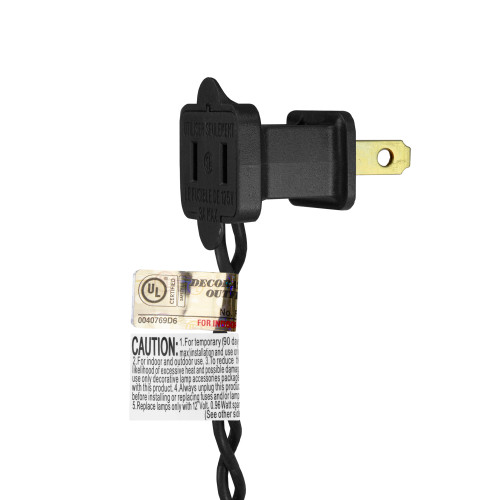 Wide Angle LED Christmas Lights - Purple - 16' Black Wire - 50ct