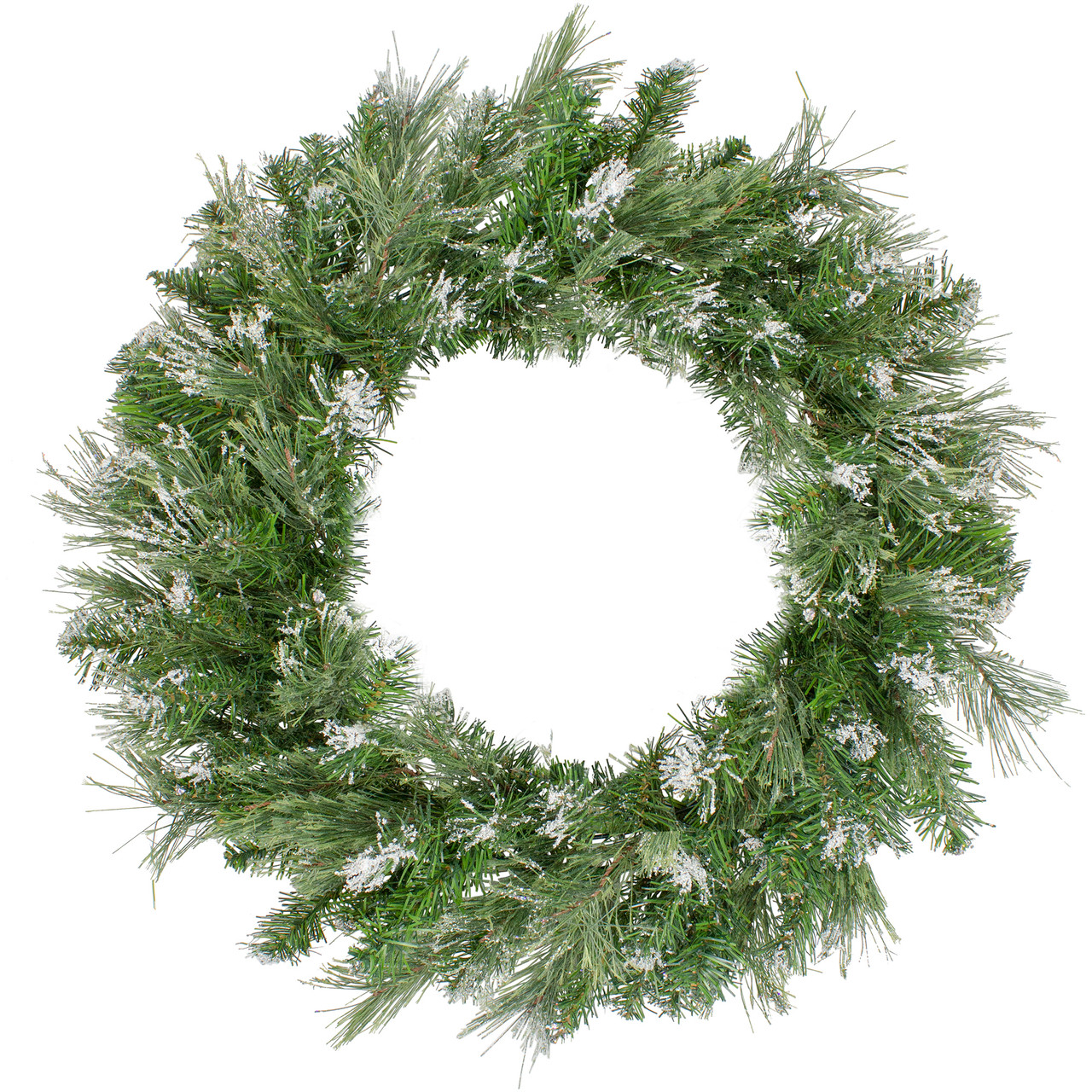Snow Mountain Pine Artificial Christmas Wreath - 24" - Unlit