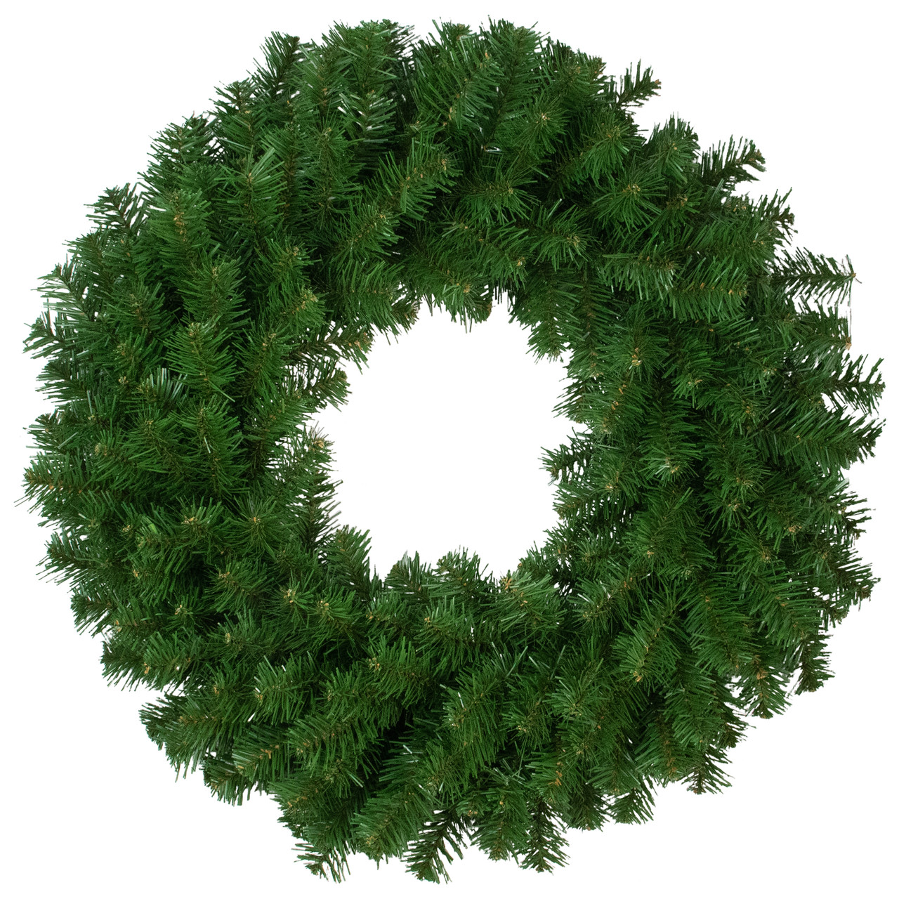 Deluxe Dorchester Full Pine Artificial Christmas Wreath, 24-Inch, Unlit