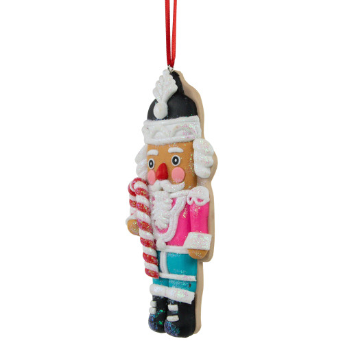 4.75" Glittered Nutcracker Cookie Ornament