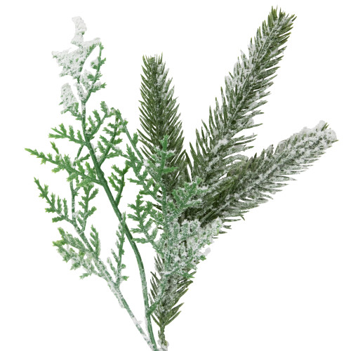 Real Touch?? Flocked Wind River Fir with Berries Artificial Christmas Garland - 7' x 12"  - Unlit