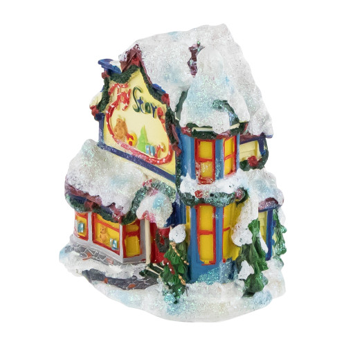 Children's Toy Store Christmas Village Building Decoration - 4"