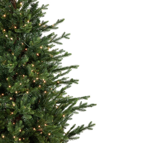 Real Touch?? Pre-Lit Potted Deluxe Russian Pine Artificial Christmas Tree - 4' - Warm White LED Lights