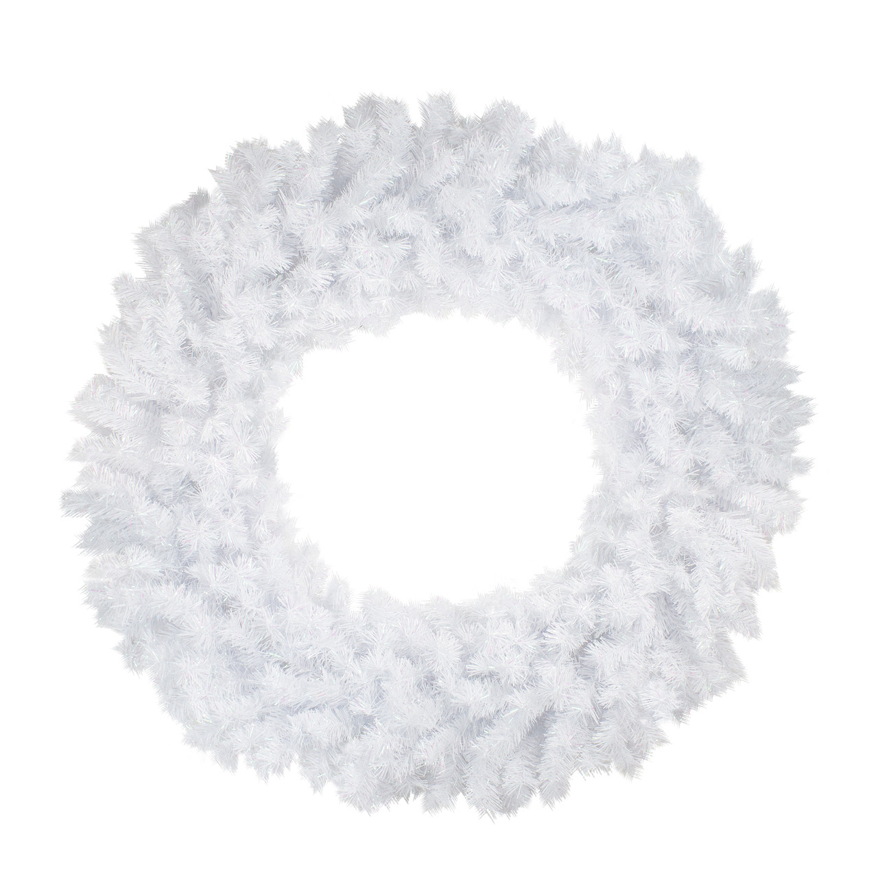 Icy White Spruce Artificial Christmas Wreath - 48" - Unlit