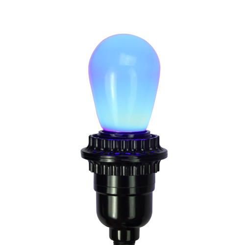 Pack of 25 Opaque LED S14 Multi-Color Christmas Replacement Bulbs