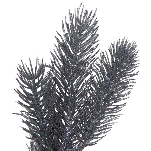 Glittery Pine Artificial Christmas Garland - 6' - Silver - Unlit