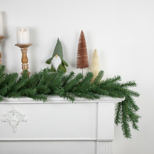 9' x 10" Green Sierra Noble Fir Artificial Christmas Garland, Unlit