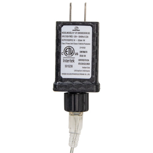 LED Lighted Hanging Ball Christmas Decoration - 8" - Silver - Warm White Lights